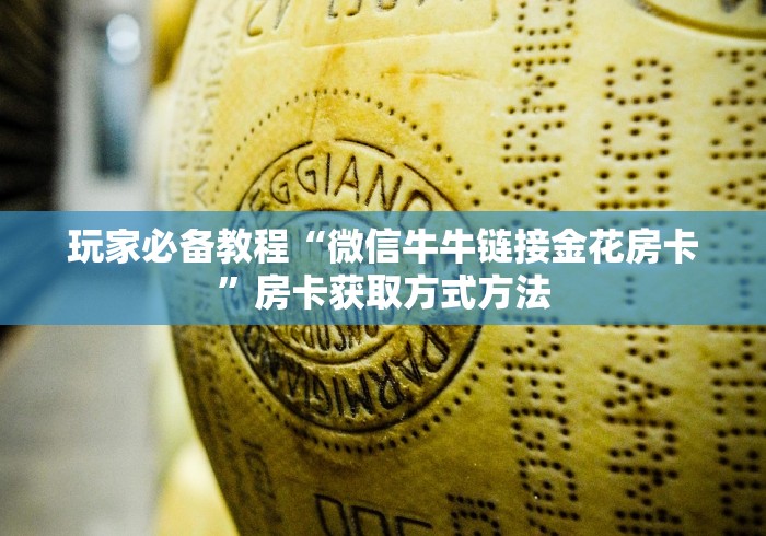 玩家必备教程“新猴王牛牛房卡”购买房卡介绍