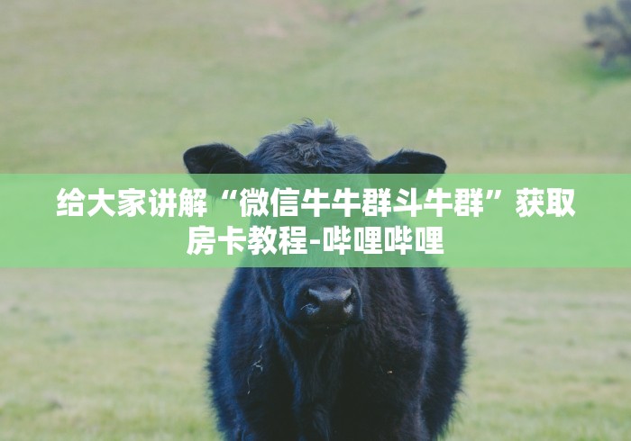 房卡必备教程“微信牛牛房卡怎么搞”购买房卡介绍