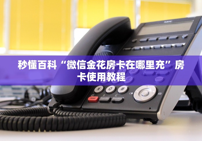 秒懂百科“微信金花房卡在哪里充”房卡使用教程