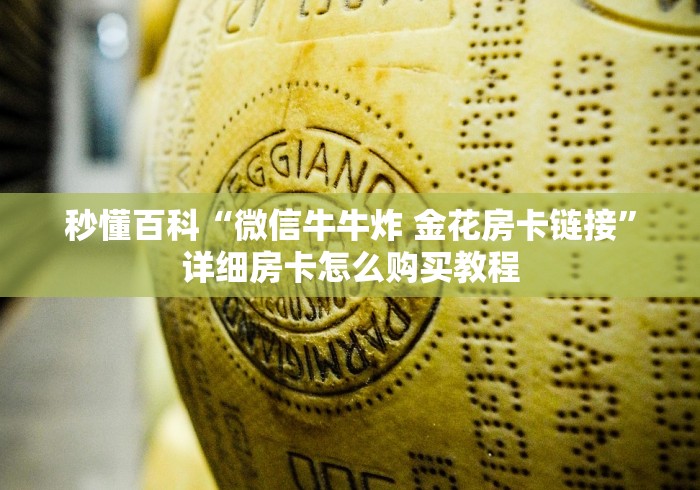 秒懂百科“微信牛牛炸 金花房卡链接”详细房卡怎么购买教程 秒懂百科“微信牛牛炸 金花房卡链接”详细房卡怎么购买教程