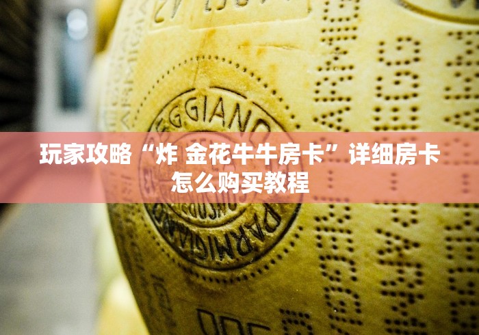 玩家攻略“炸 金花牛牛房卡”详细房卡怎么购买教程 玩家攻略“炸 金花牛牛房卡”详细房卡怎么购买教程